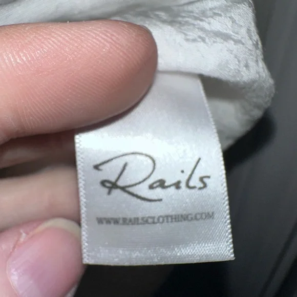 Rails Hillary Ivory Snake Wrap Blouse - Picture 4 of 7